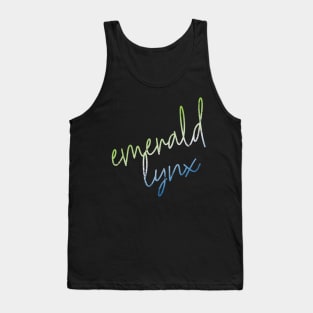 CURSIVE emerald lynx Tank Top